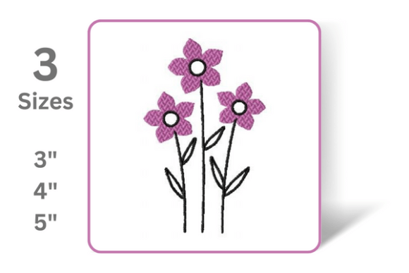 Adorable Flowers Embroidery Review for Boutique Apparel
