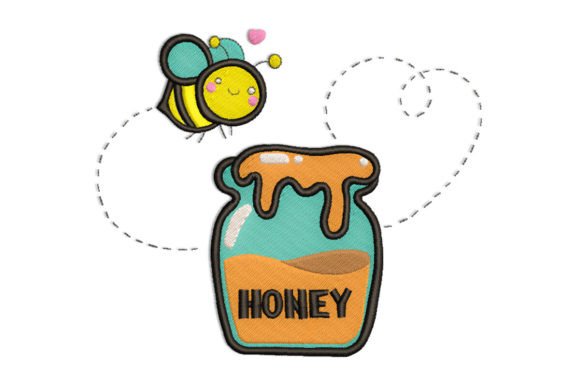 Bee and Honey Embroidery Design Review for Business Use