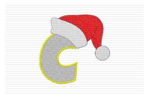 C Letter Christmas Alphabet Santa Hat Review