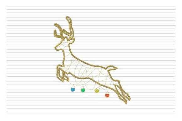 Christmas Deer Jump Embroidery Design Review