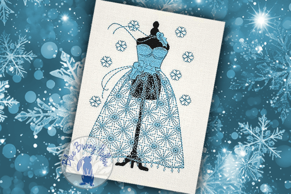 Christmas Mannequin: A Festive Embroidery Design for Seasonal Appeal