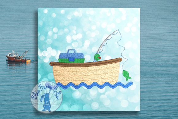 Fishing Boat Embroidery Design Review: A Charming Addition for Creative Projects