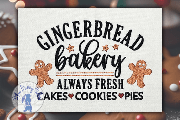 Gingerbread Bakery Embroidery Design Review