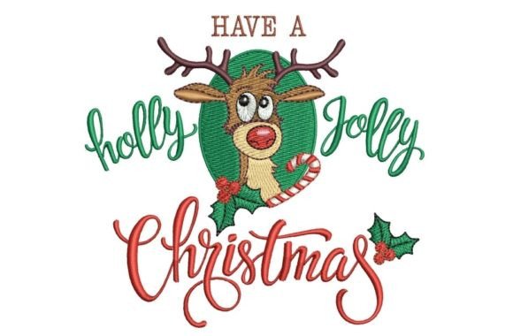 Have Holly Jolly Christmas Embroidery Design Review