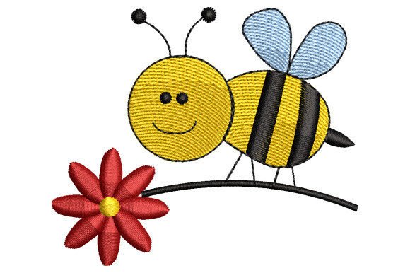 Honey Bee on Flower: A Seasonal Embroidery Design Review