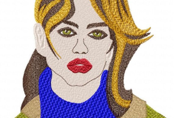 Jolly Character: A Heartwarming Embroidery Design for Handmade Success