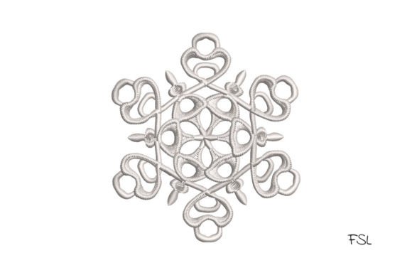 Lace Snowflake Embroidery Design Review