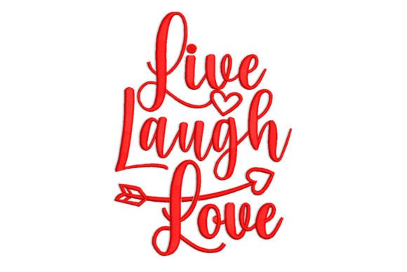 Live Laugh Love Embroidery Design Review for Small Business Merch