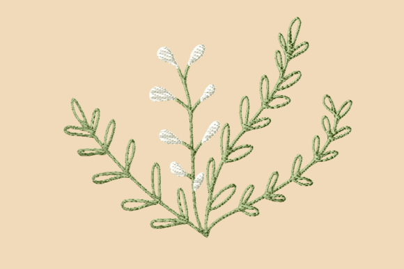Mistletoe Flower Embroidery Design Review