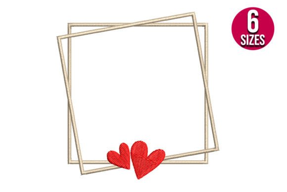 Monogram Frame with Hearts: A Valentine's Embroidery Design Review
