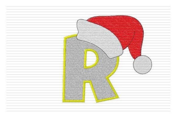 R Letter Christmas Alphabet Santa Hat Review
