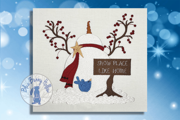 Snow Place Like Home Embroidery Design Review