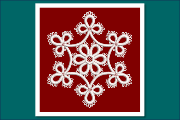 Tatted Snowflake-FSL Lace Embroidery Design Review
