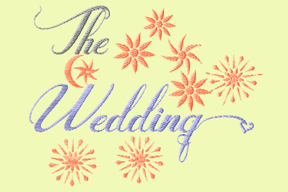 Wedding Ornament: A Standout Embroidery Design for Craft Fairs