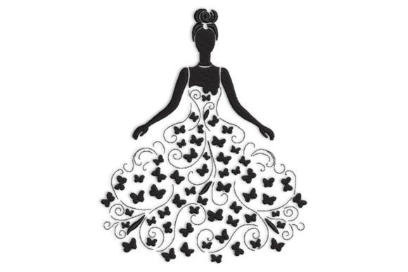 Wedding Silhouette Embroidery Design Review for Business Use